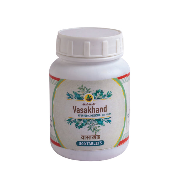 Vasakhand - Ayurvedic Tablets for Cough, Cold & Allergy Relief | 60 & 500 Tablet Pack (60 Tablets)