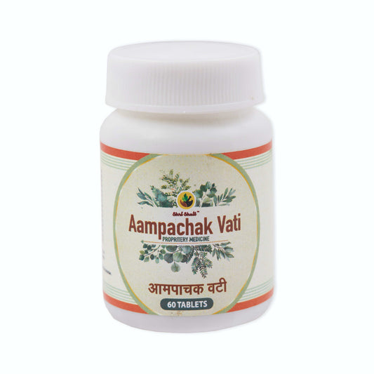 Aampachak Vati Tablets for Digestion Support – Ayurvedic Remedy for Bloating, Gas & Indigestion – 60 Tablets & 500 Tablet Pack (500 Tablets)
